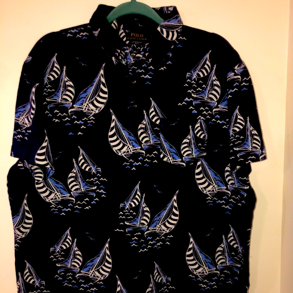 Ralph Lauren lightweight mesh polo shirt